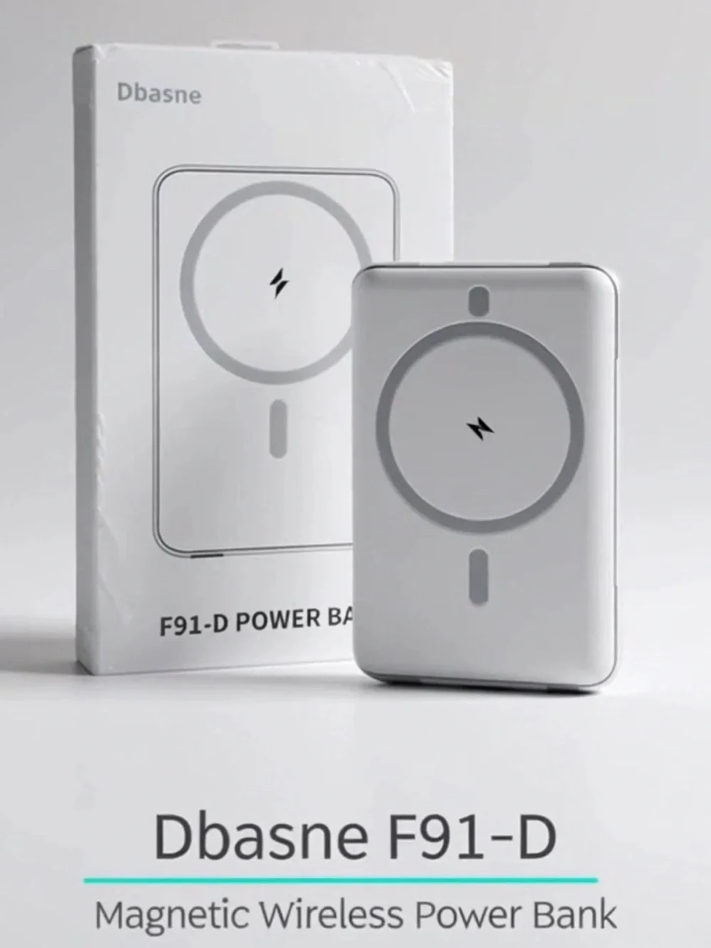 Dbasne F91-D 5000mAh Magnetic Wireless Portable Power Bank